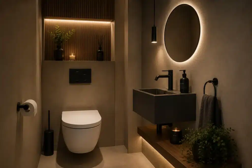 kleine toiletruimte inspiratie